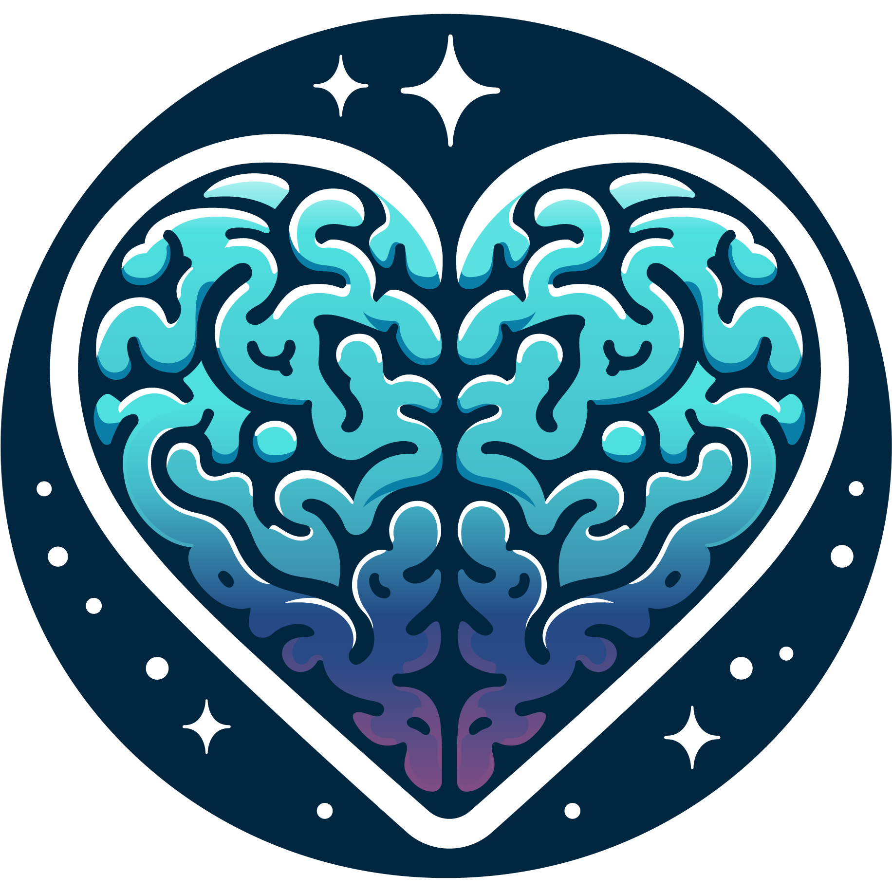 Dr. Raychel Powers brain-heart logo